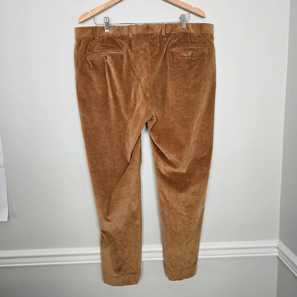 Todd Snyder Men Short Italian Corduroy Sutton Trouser 38x28 Duva Visconti Italy